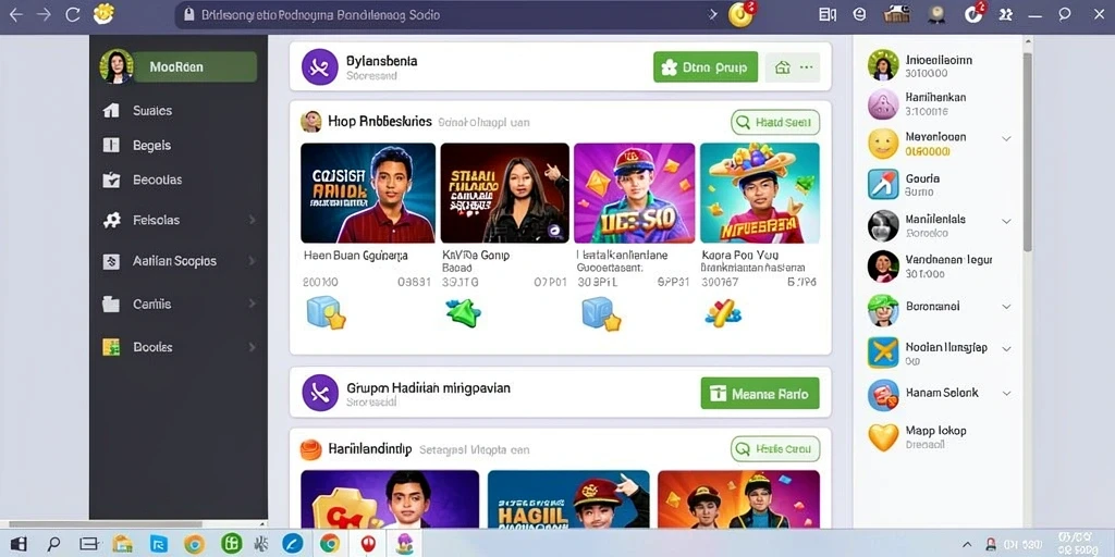 Tampilan antarmuka yang ramah pengguna dan menarik.
