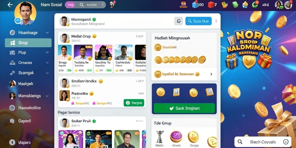 Tampilan awal yang menarik dan mudah dipahami.