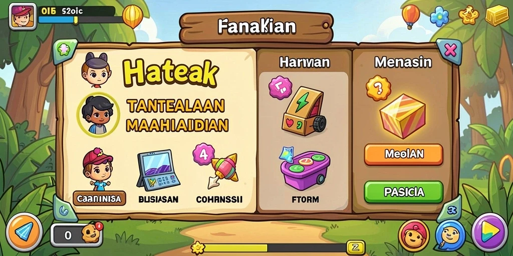 Tampilan antarmuka yang menarik dan mudah digunakan.