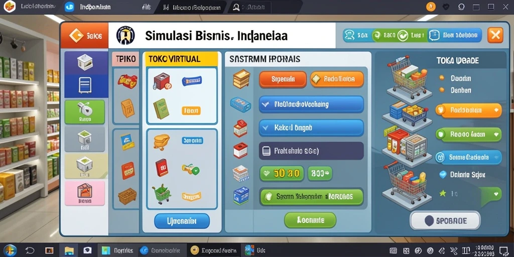 Screenshot menunjukkan tahap pertama NEKOTOTO yang penuh warna.