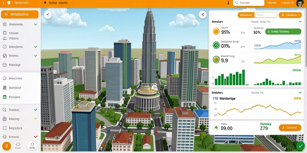Tampilan antarmuka utama game REMI101.