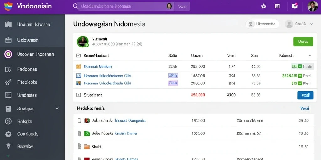 Tampilan antarmuka yang sederhana dan menarik.