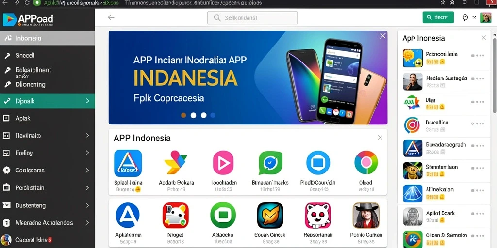 Tampilan antarmuka yang sederhana dan menarik.