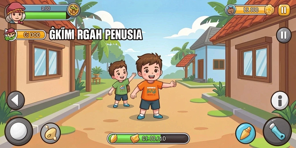 Tampilan antarmuka ZOROTOTO yang menarik dan berwarna.